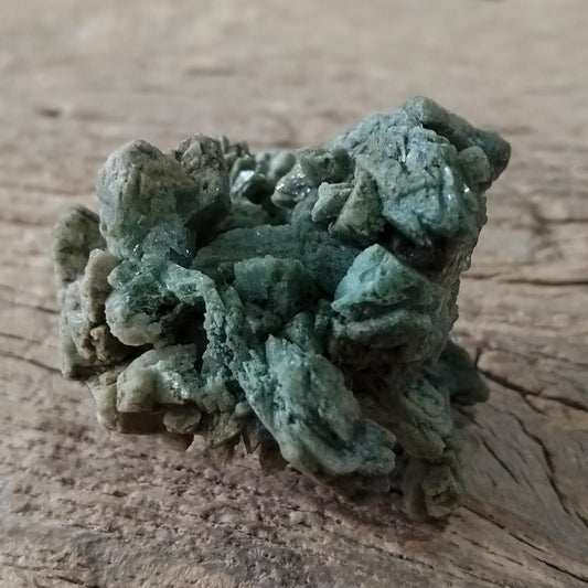 Green Heulandite specimen