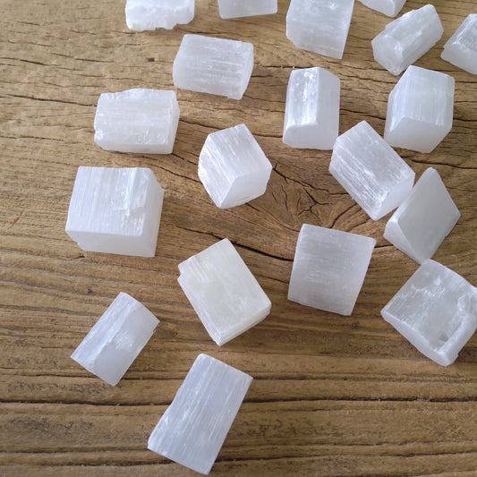Selenite block raw