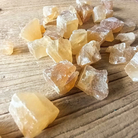 Honey Calcite Raw