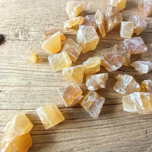 Honey Calcite Raw
