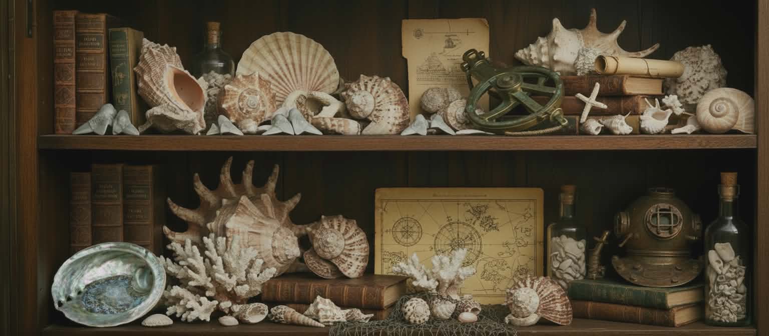 Decorative shells - Lost archives store