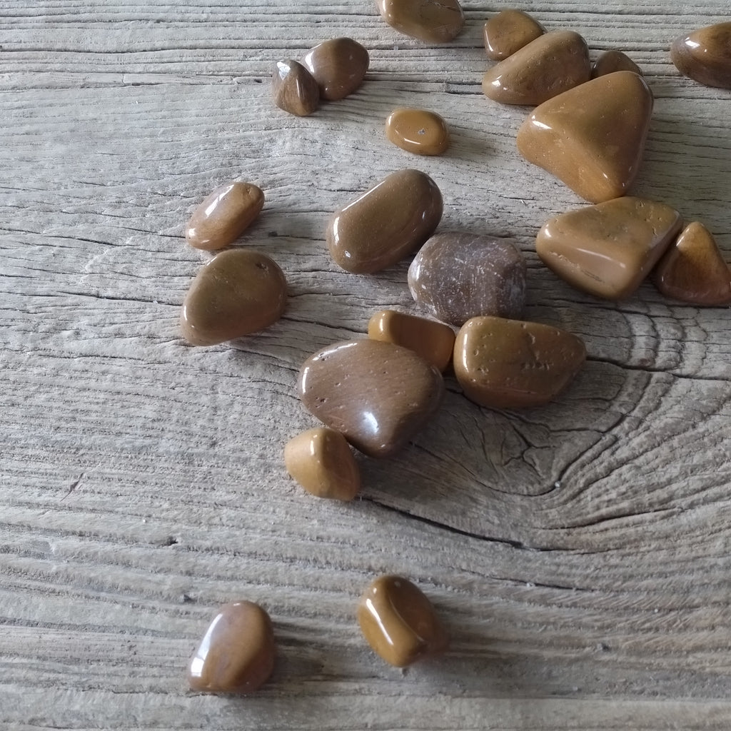 Yellow jasper tumblestones
