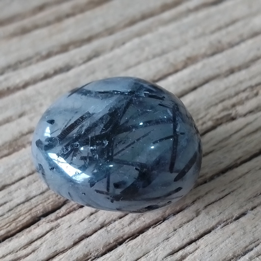 Tourmalated quartz tumblestones