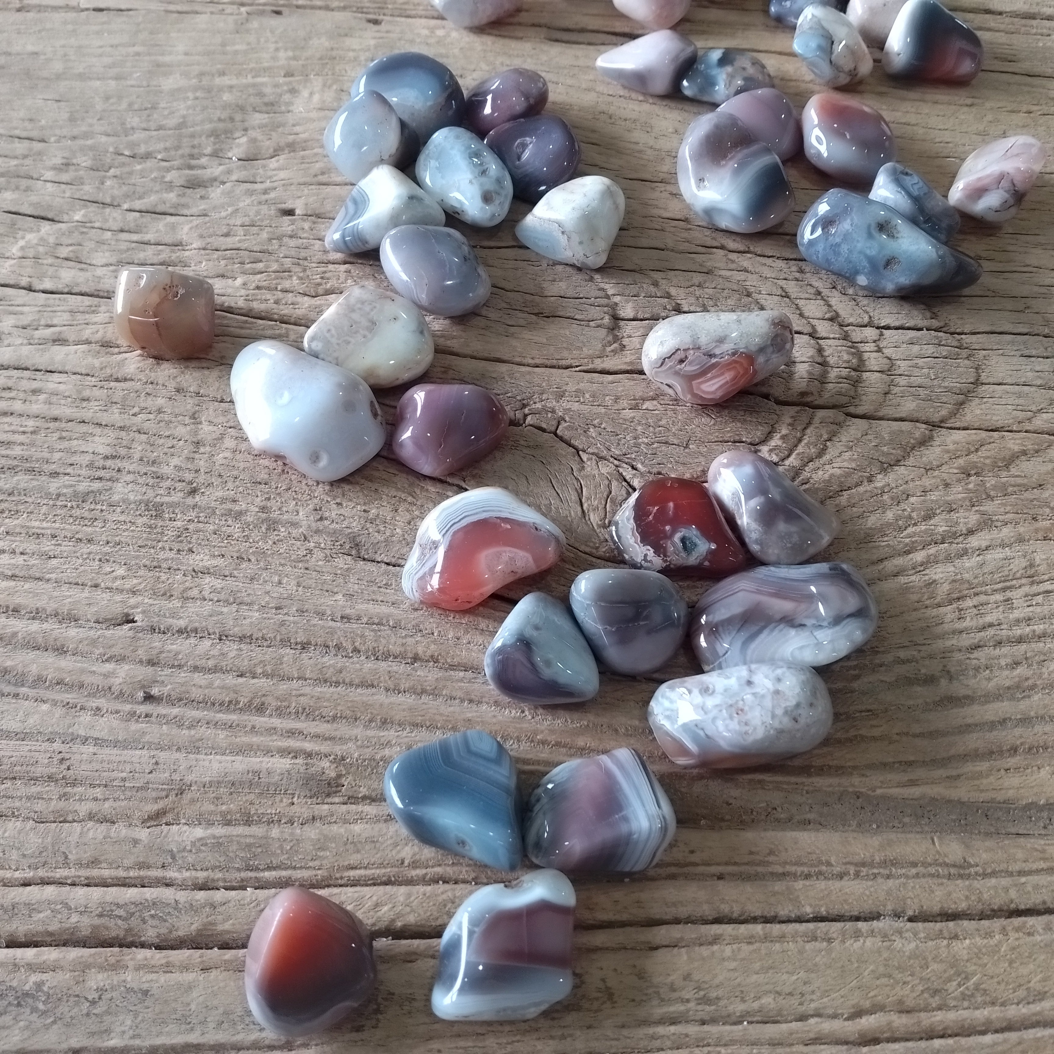 Botswana agate tumblestones