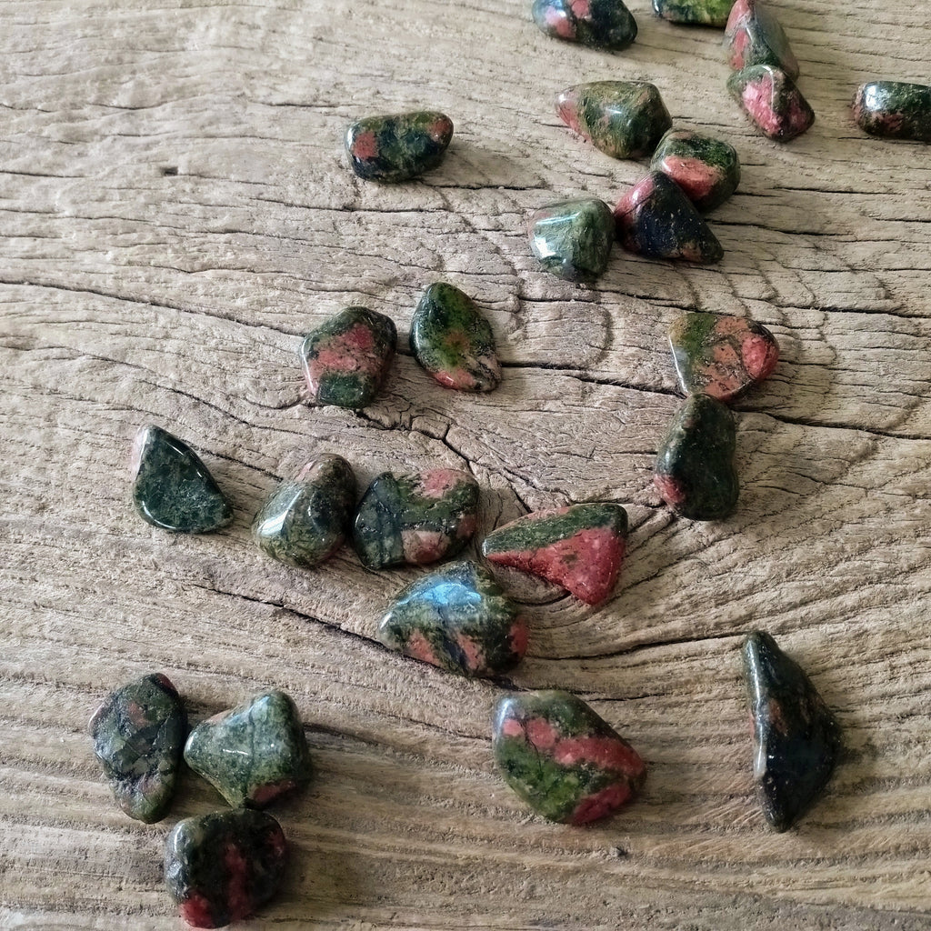 Unakite tumblestones