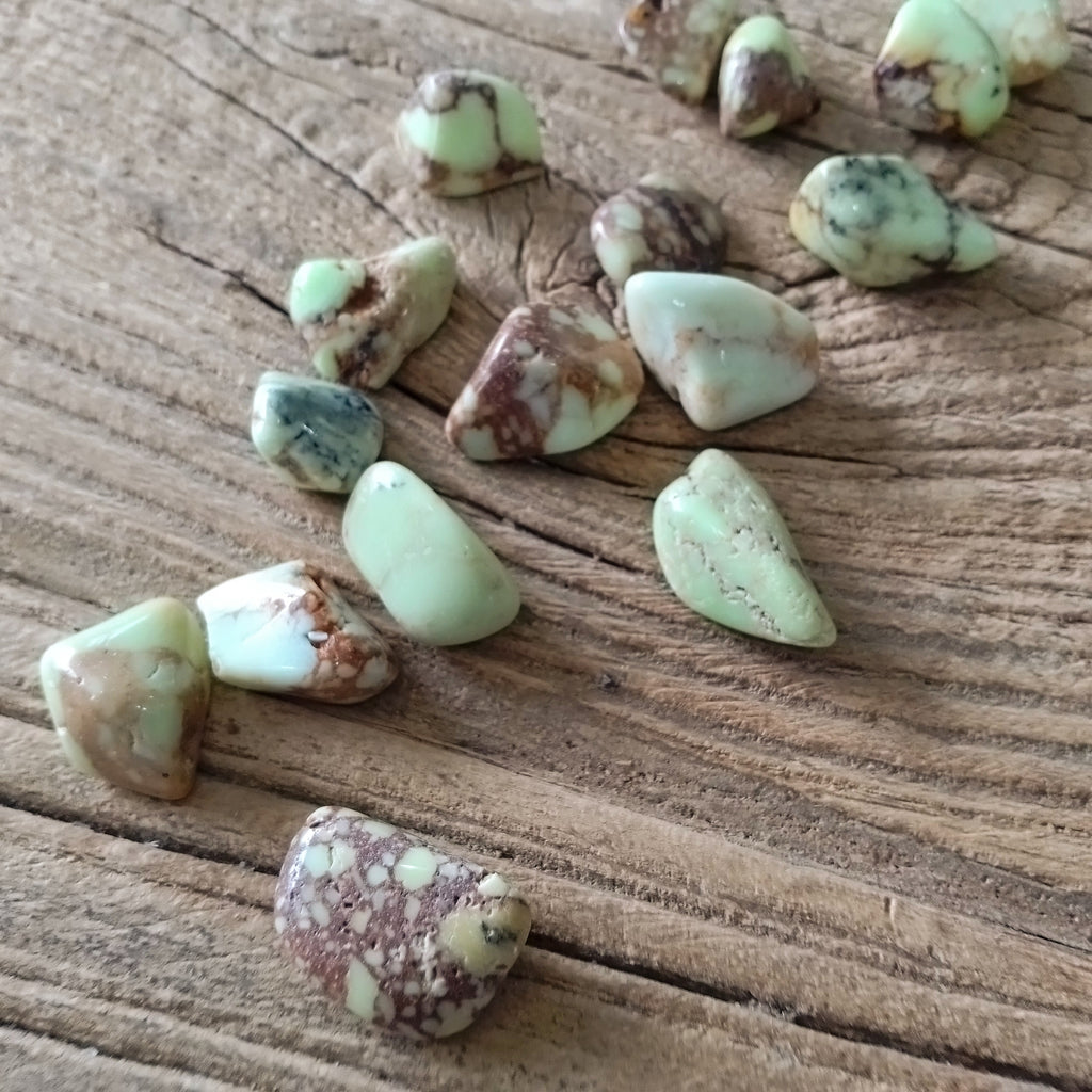 Lemon chrysoprase tumblestones
