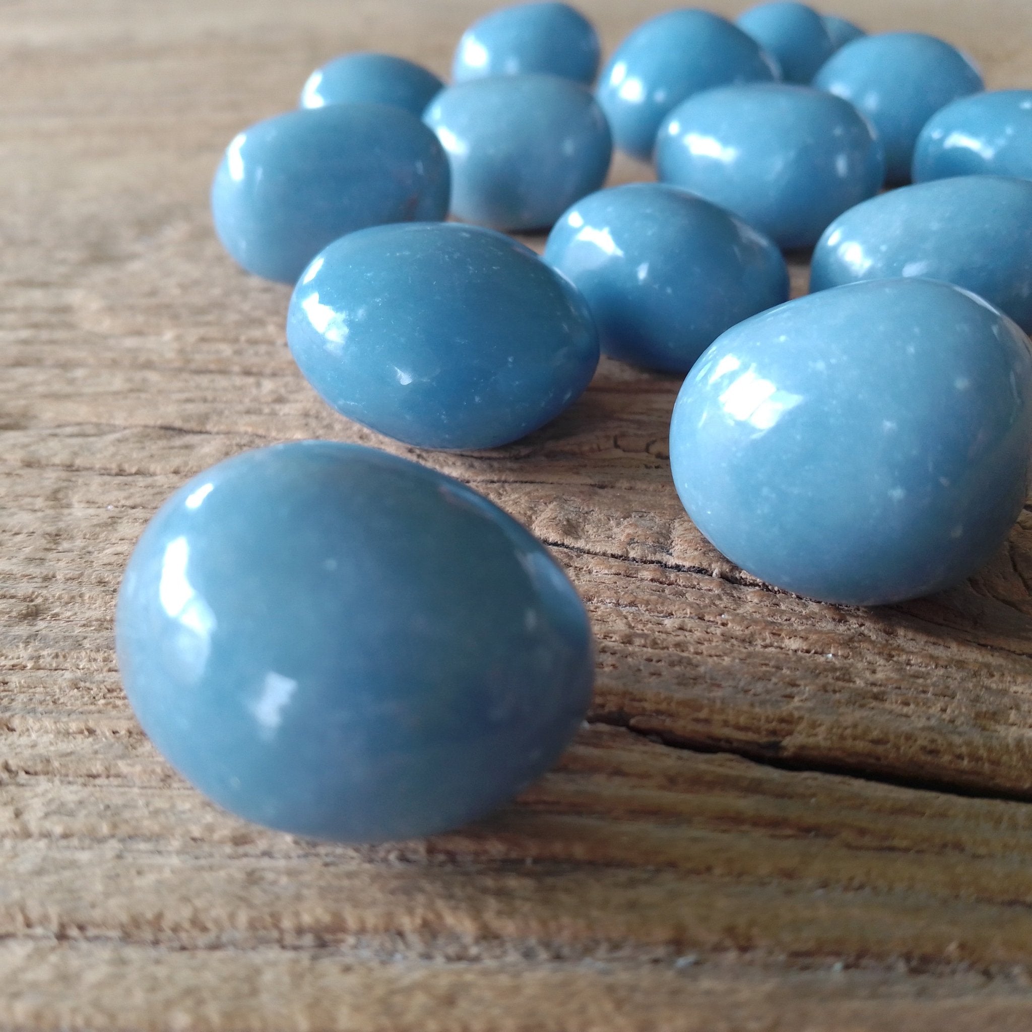 Angelite tumblestones - Lost archives store - product_name_for_sale - product_name_for_sale_australia - category_name