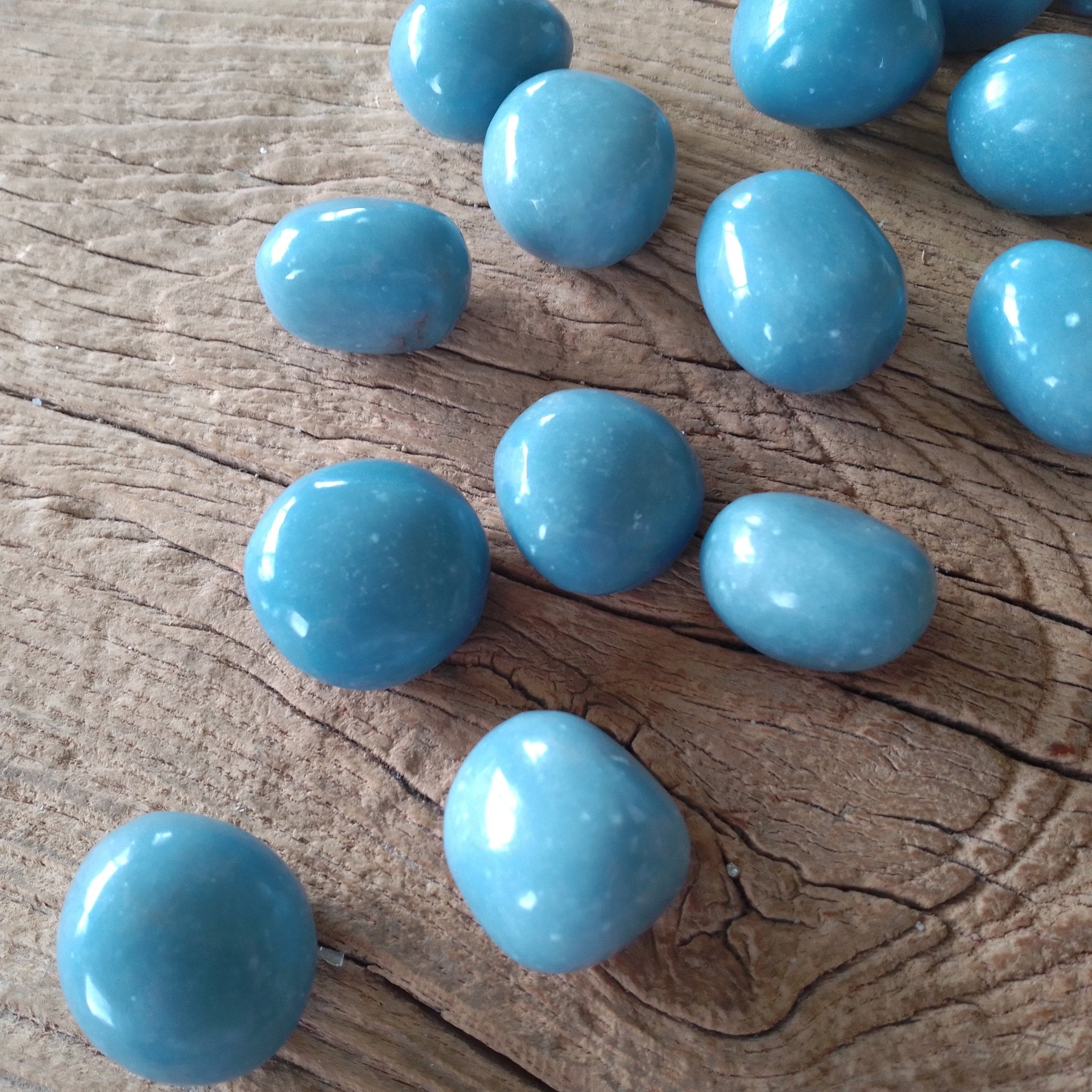 Angelite tumblestones - Lost archives store - product_name_for_sale - product_name_for_sale_australia - category_name