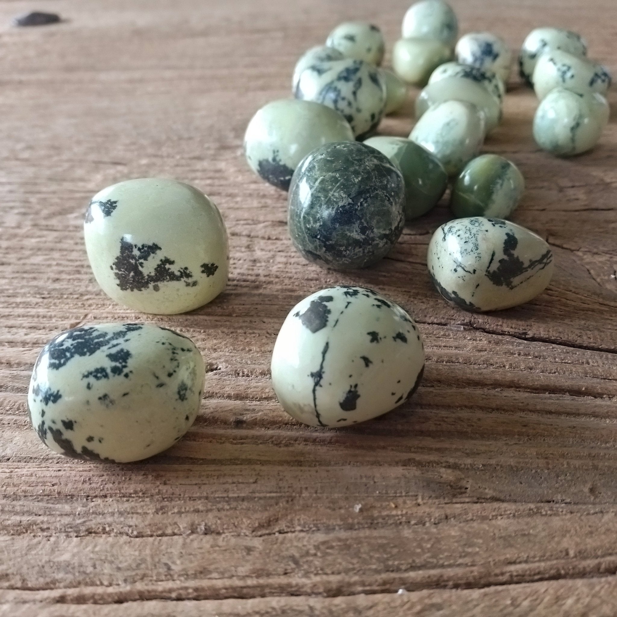 Green Serpentine tumblestones - Lost archives store - product_name_for_sale - product_name_for_sale_australia - category_name