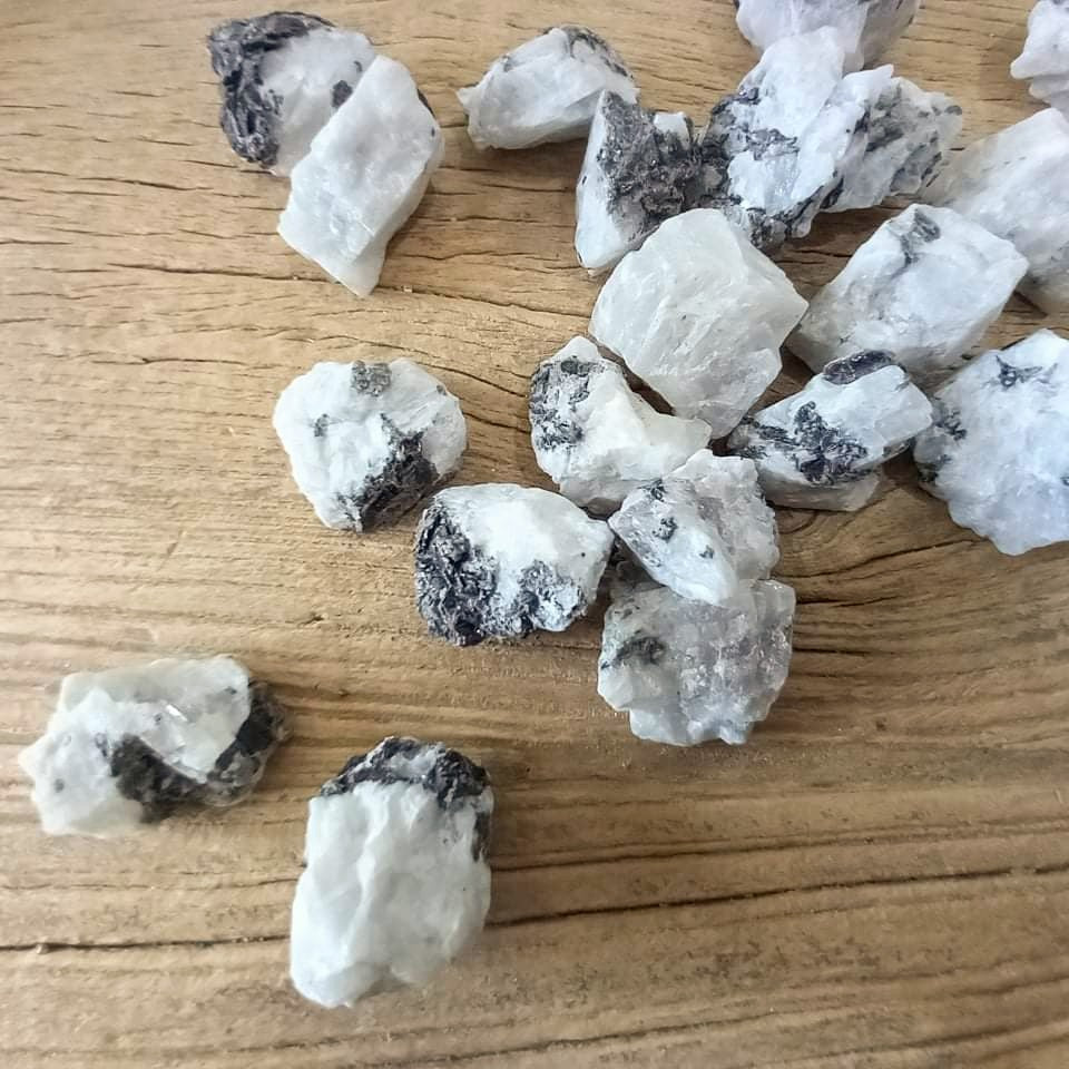 White Rainbow Moonstone raw