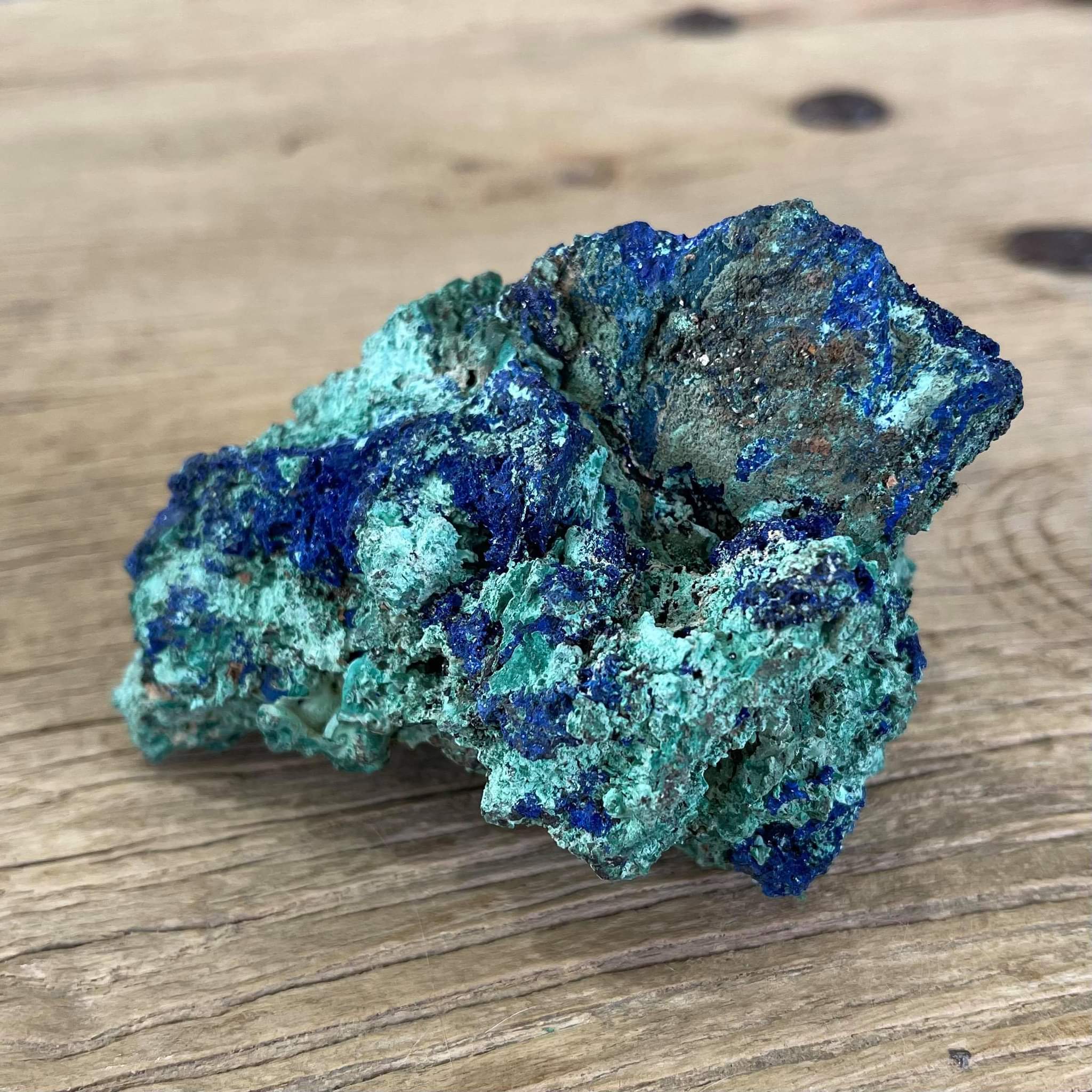 Azurite & Malachite Mineral specimen