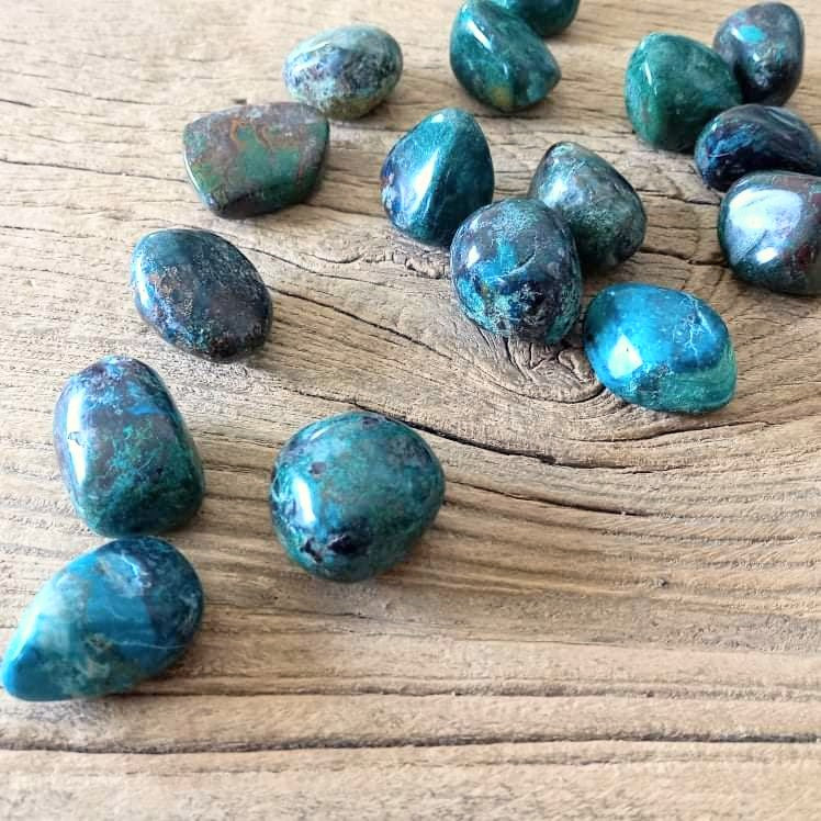 Chrysoprase tumblestones