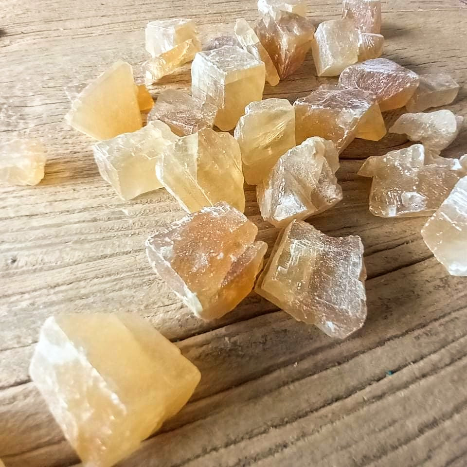 Honey Calcite Raw