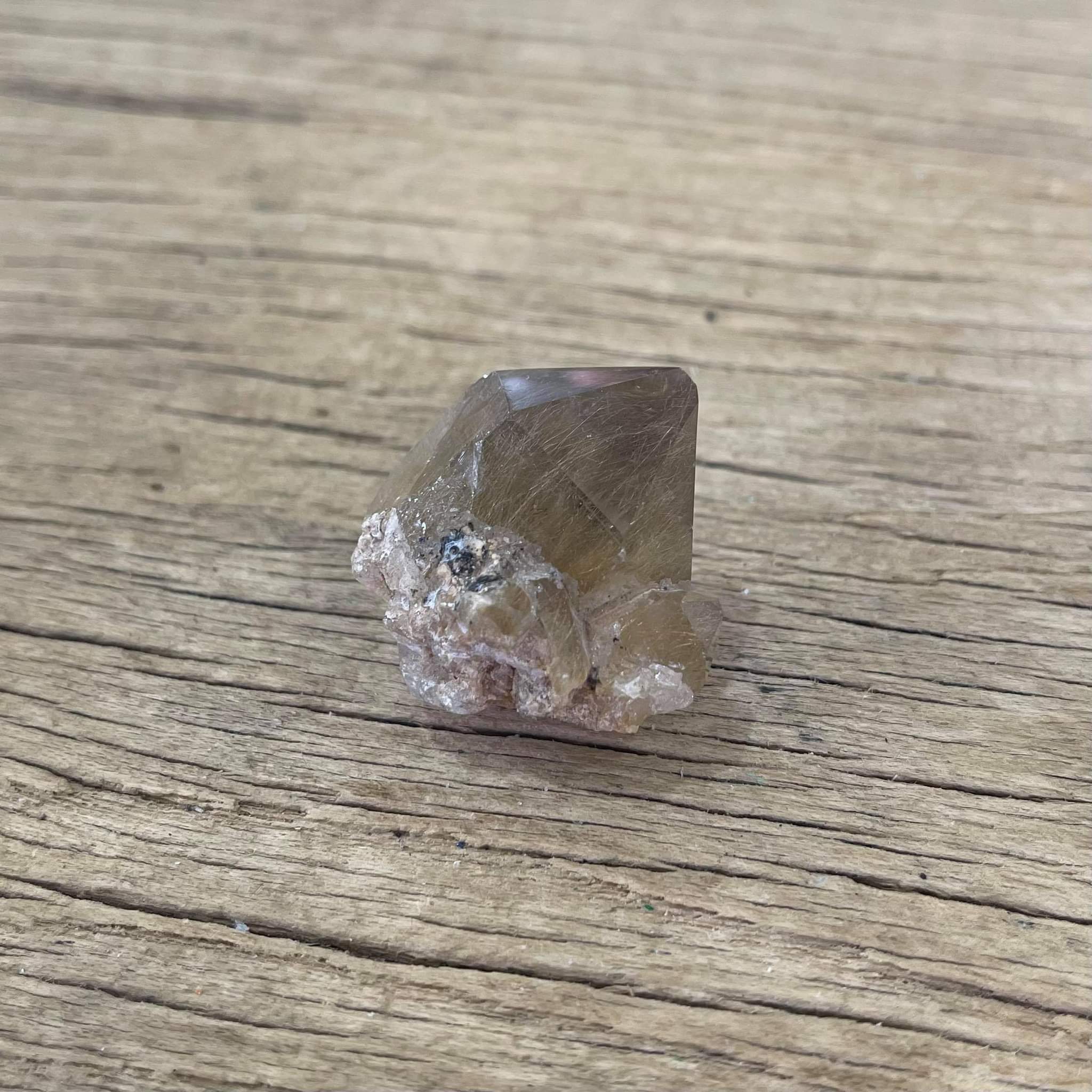 Rutilated quartz Mineral specimen