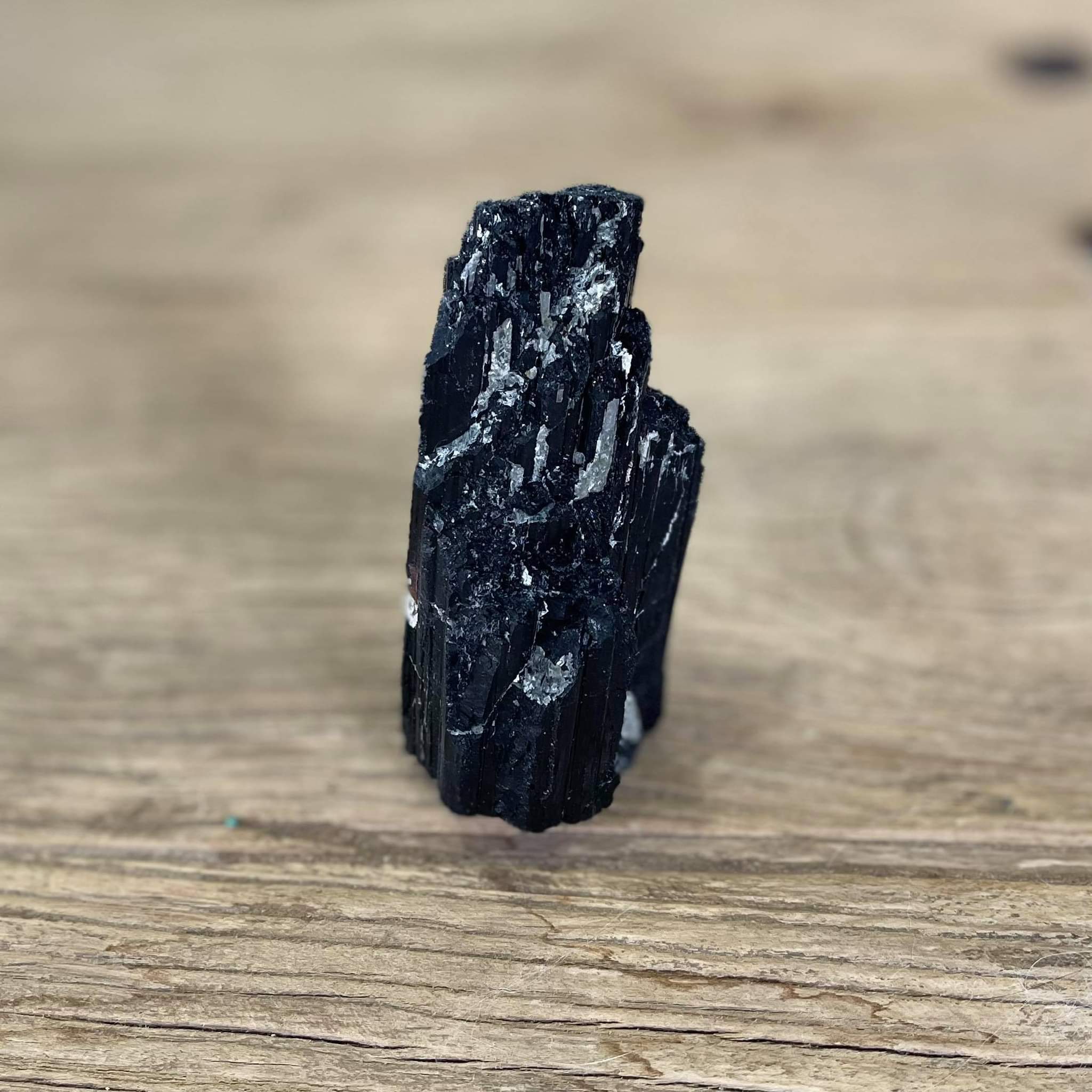 Black tourmaline Mineral specimen
