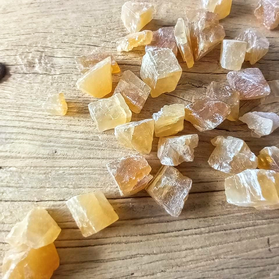 Honey Calcite Raw