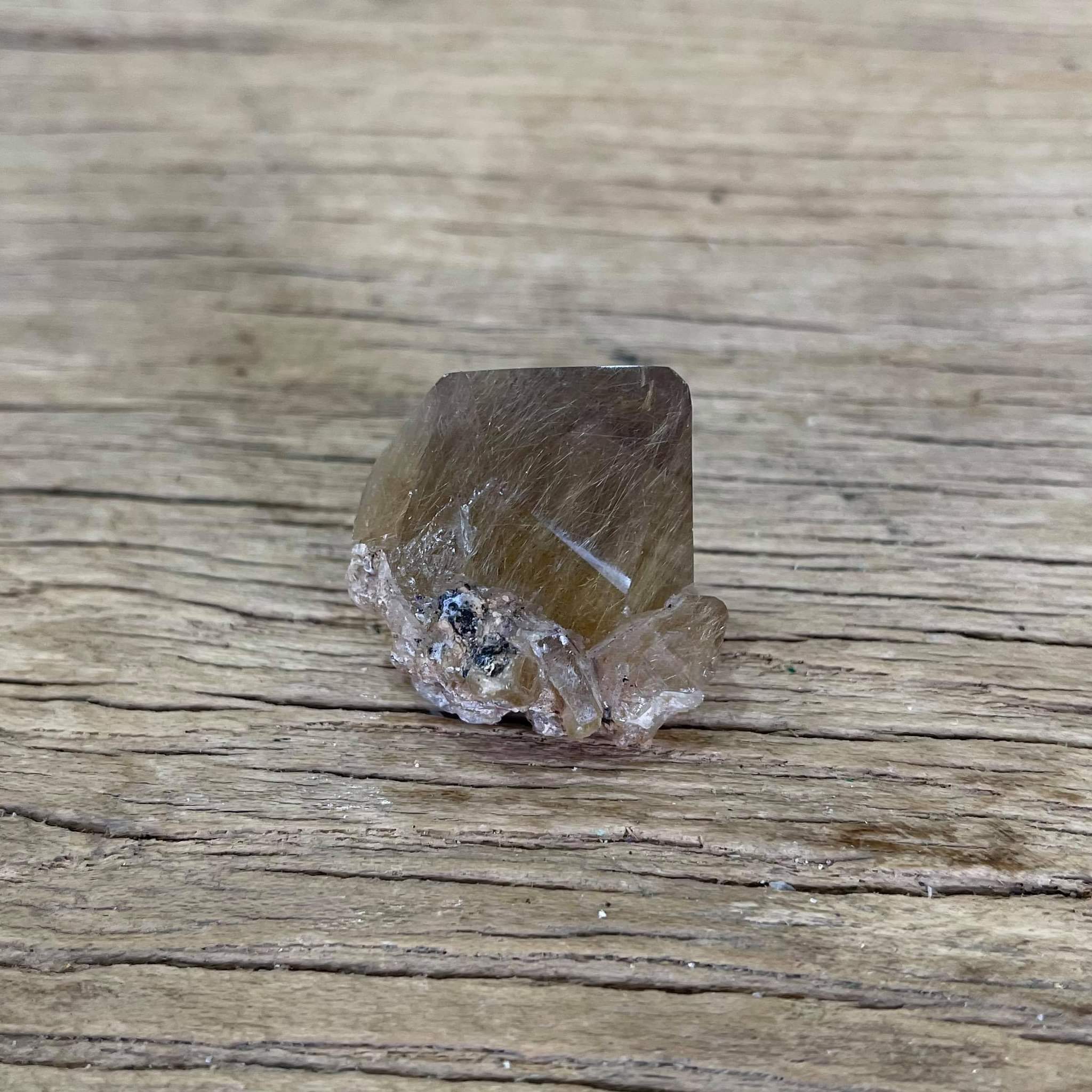 Rutilated quartz Mineral specimen